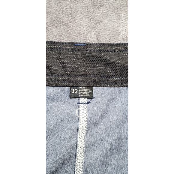 O'Neill Men’s Size 32 Gray Casual Shorts Surfer 4-pockets Embroidered Logo C4-29 - Picture 5 of 10